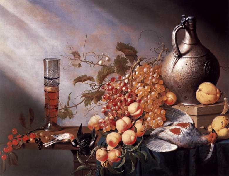 Harmen Steenwyck - Still Life with Fruit and Dead Fowl